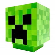 Lampička Minecraft / Creeper / 3D / Zelený Creeper so Zvončekom