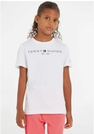 X4G121 TOMMY HILFIGER TOMMY HILFIGER DZIEWCZĘCY T-SHIRT BIAŁY 140 Domyślna