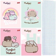 ZOŠIT A5/16 LIST PUSHEEN MAČIATKO LAMINOVANÁ MRIEŽKA SADA 4v1 UNIPAP