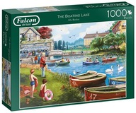 Puzzle 1000 dielikov FALCON Prístav pri jazere /Jumb