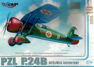 PZL P.24B Exportná stíhačka 1/48 model lietadla