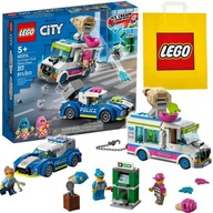 LEGO CITY 60314 Policyjny pościg za furgonetką z lodami + TORBA NA PREZENT