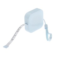 Zasúvacia páska na meranie tela Mini Tape Measure Tape, v páse na prsia modrá