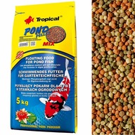 TROPICAL POND PELLET MIX pływający pokarm 40l 5k