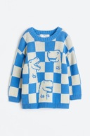 H&M 134/140 żakardowy sweter