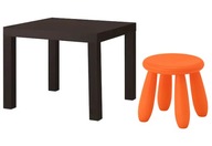 IKEA Lack stolík 55x55 + Mammut Detská stolička