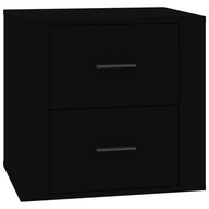 vidaXL Nočný stolík, čierny, 50x39x47 cm