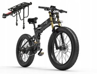 Elektrický bicykel X-PLUS 1500W 48V 17.5AH black +Odoslať zadný rám