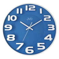 Nástenné hodiny JVD HA5848.2 tichý modrý SWEEP