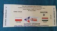 bilet - U 19 PolskA - Węgry