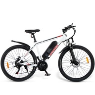 Elektrický veslársky bicykel Męski/Damski Samebike SY26 350W 90KM 26" biały miejski