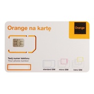 INTERNET NA KARTĘ ORANGE 100 GB 2 LATA 1,5 gb w UE