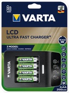 Ładowarka ULTRA SZYBKA + 4 x AA 2100mAh +12V VARTA