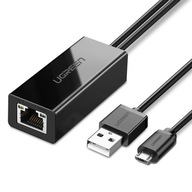UGREEN ZEWNĘTRZNA KARTA SIECIOWA USB 100 Mbps 1M