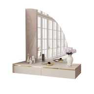 Kozmetický toaletný stolík AURORA-Q závesný so zrkadlom pravý