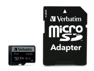 MicroSD karta Verbatim Pro 600x 64 GB
