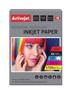 Activejet AP6-260GR100 Papier fotograficzny błyszczący 10x15 A6 100 szt.
