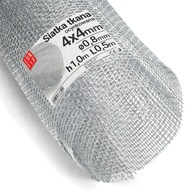 Sieť tkaná pozinkovaná 4x4mm fi-0,8mm h-1m - 0,5m2