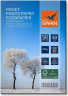 Papier Fotograficzny Błyszczący A3 200g Blue Swan 50szt