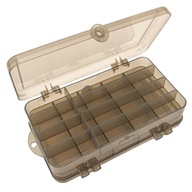 Fishing Tackle Box Double Sided Trays Gray