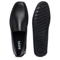 Buty męskie skórzane eleganckie Hugo Boss WYGODNE WIZYTOWE MOKASYNY NA LATO