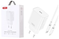 Szybka Ładowarka + Kabel USB C na Lightning 1m do Telefonu iPhone 11 12 PRO