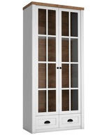 Provence Andersen W2S vitrína 2 dverová biela