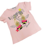 Bluzka t-shirt dziewczęca dżety różowy 134-140 10
