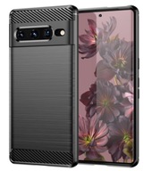 Etui / Pokrowiec do Google Pixel 7 pro Carbon Pancerne czarne