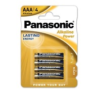 4x Baterie Panasonic Alkaiczne Power LR03/AAA 1,5V