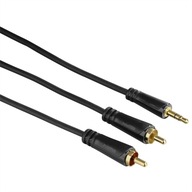 Hama Adapter KABEL JACK 3,5 -2x CINCH 1,5m STEREO