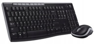 Zestaw klawiatura i mysz Logitech MK270 czarny QWERTY [US] 40E326