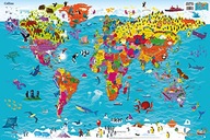 Collins Children s World Wall Map: An Illustrated