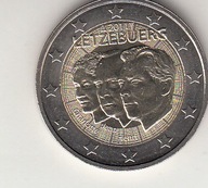 Luksemburg 2011- 2 euro okolicz.Jan Luksem.