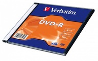 DVD-R Verbatim 16X 4.7GB (Slim 1) MATT SILVER
