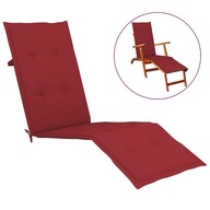 Poduszka na leżak, winna czerwień, (75+105)x50x3