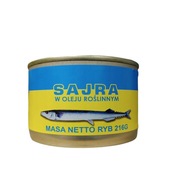 SAJRA v rastlinnom oleji PETROPAT 240g