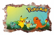NAKLEJKI NA ŚCIANĘ Pokemon GO Pikachu 115x75 cm