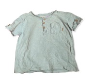 Zara Baby Boy Koszulka henley t-shirt kieszonka 92