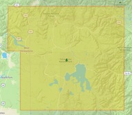 Yellowstone National Park Planning Map Lonely