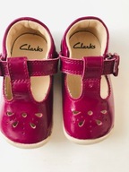 Buty dla dziewczynki skórzane Clarks Rozm. 19