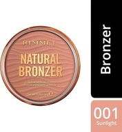 Rimmel Natural Bronzer bronzer do twarzy 001 Sunlight 14g