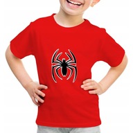 Detské tričko červené SPIDERMAN Vzory - 110