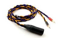Ručne vyrobený vyvážený kábel pre FIIO FT3, FT5, varianty, konektor XLR 4