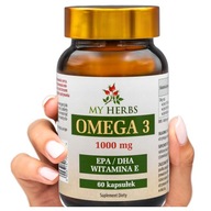 OMEGA 3 1000mg EPA/DHA VITAMIN E 60 капсул