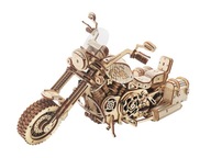 Robotime Drevené 3D puzzle - Motocykel Cruiser