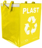 Taška na triedený odpad SORT EASY PLASTIC, 30x30x40cm, 36l