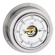 Barometer Maritim nerezový 140/95/59 prístroj tlak mmHg a hPa.