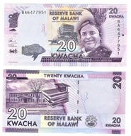 MALAWI 20 KWACHA 2016 - stan UNC