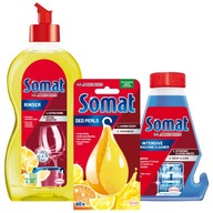 Leštidlo + čistič + vôňa do umývačky riadu Somat